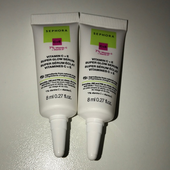 Sephora Super Glow Serum with Vitamin C+E NEW (2) 8ml tubes - Picture 1 of 4